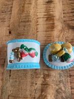 Keramiek potje met fruit /snoep, Antiek en Kunst, Ophalen of Verzenden