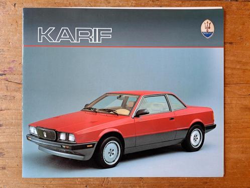 Maserati Karif folder, Boeken, Auto's | Folders en Tijdschriften, Zo goed als nieuw, Ophalen of Verzenden