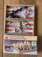 Magnetisch Reisspel Schaak, Dammen, Backgammon, Een of twee spelers, Ophalen of Verzenden, Gebruikt, Reisspel