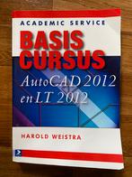 Harold Weistra - Basiscursus AutoCAD 2012 en LT 2012, Ophalen of Verzenden, Zo goed als nieuw, Harold Weistra