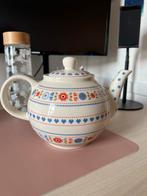 Theepot Kakelbont Yvon Jaspers, Huis en Inrichting, Keuken | Servies, Overige typen, Overige stijlen, Ophalen of Verzenden, Zo goed als nieuw