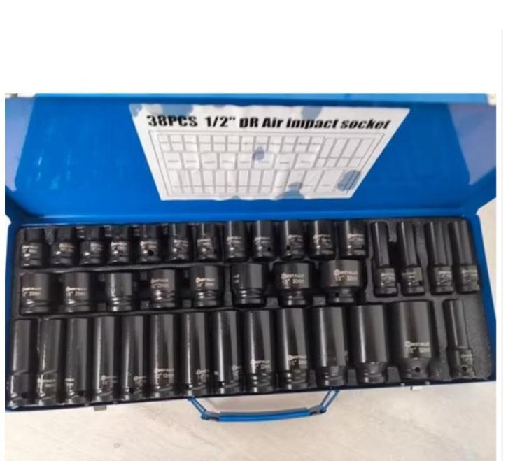 Nieuwe kracht doppenset slagdoppen 38 delig metallo, Auto diversen, Autogereedschap, Nieuw, Ophalen