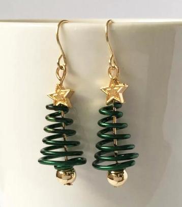Kerstboom oorbellen Christmas Kerst  beschikbaar voor biedingen