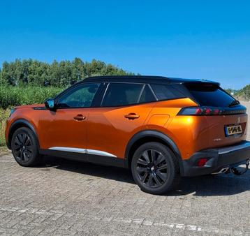 Peugeot 2008 1.2 Puretech 130pk 2020 oranje/zwart  metallic beschikbaar voor biedingen