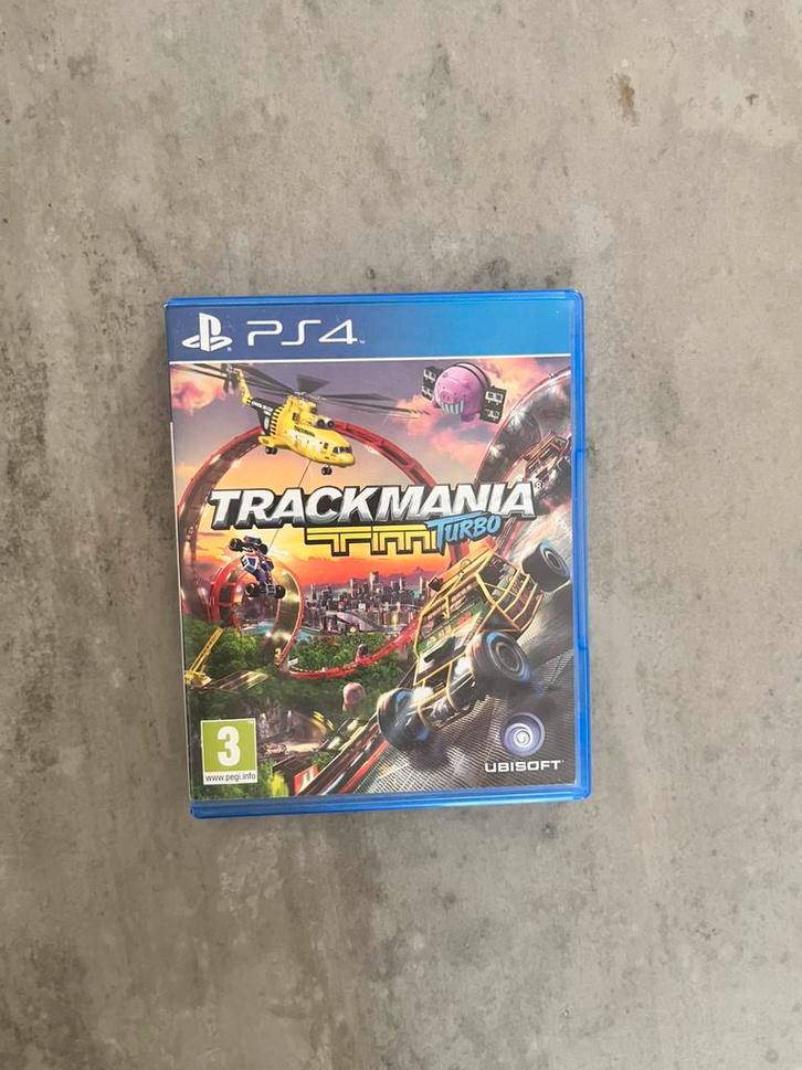 TrackMania Turbo, PS4, Spelcomputers en Games, Games | Sony PlayStation 4, Zo goed als nieuw, Overige genres, 3 spelers of meer