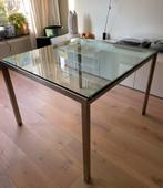 Vintage Design jaren 80 Eettafel Metaform vierkant 1 meter, Huis en Inrichting, Tafels | Eettafels, Ophalen, Gebruikt, 50 tot 100 cm