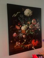 Schilderij bloemen, Ophalen