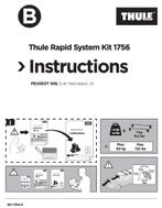 Voetenset en kitset Thule voor dakdragers Peugeot 308, Thule, Gebruikt, Ophalen of Verzenden, Thule