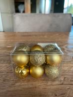 Set met 12 gouden kleine kerstballen van Hema, Diversen, Ophalen of Verzenden, Zo goed als nieuw