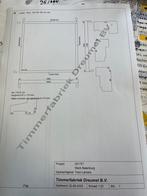 Te koop in.v.m verkeerd besteld nieuw kozijn compleet, Doe-het-zelf en Verbouw, Kozijnen en Schuifpuien, Ophalen, Nieuw, Hout