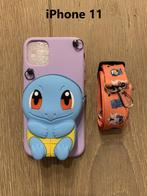 Pokémon Squirtle iPhone 11 hoesje + opbergvak + hanger, Ophalen of Verzenden, Nieuw, IPhone 11, Hoesje of Tasje