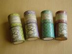 Vier doosjes PASTELKRIJT Oud Vintage, Ophalen of Verzenden, Overige typen