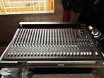 Mackie mengpaneel - 6x Shure mic-4x Monitor- 4 x Flyghtcase, Ophalen, Zo goed als nieuw, 20 kanalen of meer