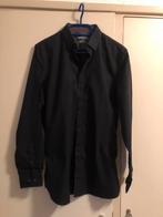 Angelo Litrico zwart overhemd mt M slim fit, Angelo Litrico, Zwart, Zo goed als nieuw, Halswijdte 39/40 (M)