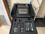 Mackie DL806 in flightcase/sennheiser/ lade 2x Ipad enz, Muziek en Instrumenten, Mengpanelen, Ophalen of Verzenden, Zo goed als nieuw