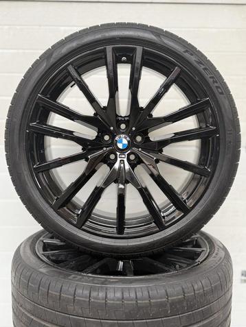 NIEUW 22’’ BMW X5 X6 G05 G06 VELGEN ZOMERBANDEN ORIG SET TPM beschikbaar voor biedingen
