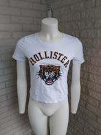 Wit shirt van Hollister maat S, Wit, Ophalen of Verzenden, Korte mouw, Maat 36 (S)