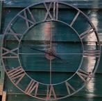 grote wandklok 70 cm analoog Romeinse cijfers 1x AA-batterij, Ophalen of Verzenden, Gebruikt, Analoog, Wandklok