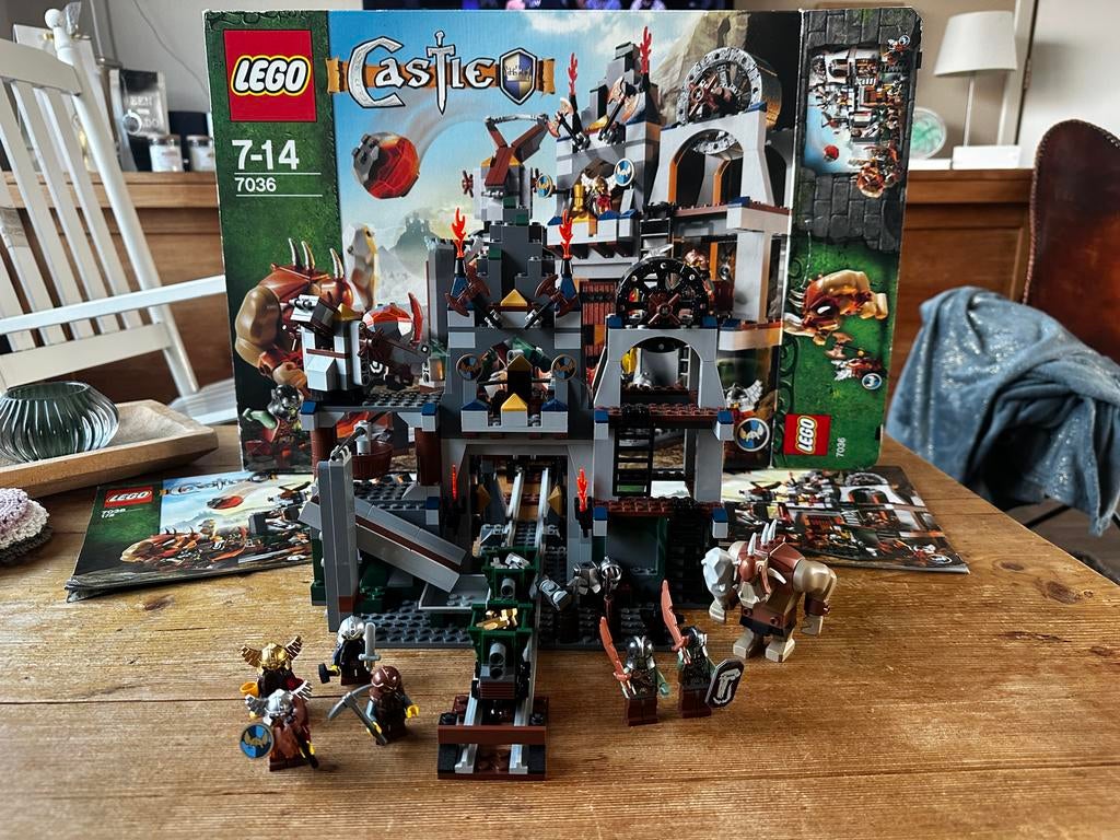Lego Castle 7036 LEGO Dwarves' Mine - Compleet, Kinderen en Baby's, Speelgoed | Duplo en Lego, Ophalen, Zo goed als nieuw, Complete set