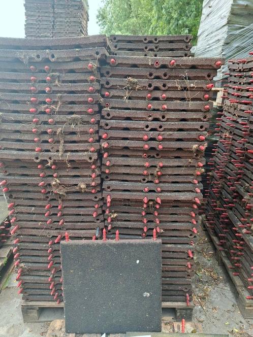 Rubberen tegels 50x50x4.5 staltegels stalmatten speeltuin, Dieren en Toebehoren, Stalling en Weidegang