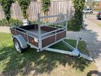 Nieuwstaat gegalvaniseerde aanhangwagen 200x125 cm. V-dissel, Auto diversen, Aanhangers en Bagagewagens, Ophalen of Verzenden