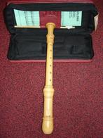 AURA S8B conservatorium sopraanblokfluit Buxus hout 3 delig, Ophalen of Verzenden, Nieuw, Sopraan of Sopranino, Met koffer, hoes of etui