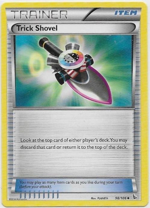 Flashfire,  Trick Shovel [uncommon] 98/106, Hobby en Vrije tijd, Verzamelkaartspellen | Pokémon, Nieuw, Losse kaart, Verzenden