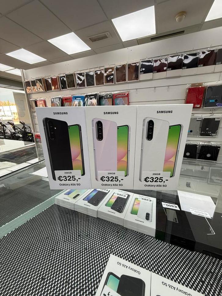 Samsung Galaxy A56 256GB 5G – Nieuw in Doos – €325, Telecommunicatie, Mobiele telefoons | Samsung, Nieuw, Galaxy A, 256 GB, Zonder abonnement