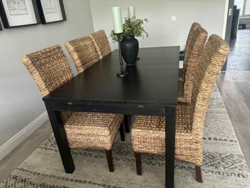 Ikea eettafel zwartbruin beschikbaar voor biedingen