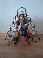 Stijlvol wijnrek voor 15 flessen, Ophalen, Gebruikt, 5 tot 15 flessen, Metaal