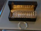 Antieke Kristallen Onderzetters in Doos - 12 stuks, Antiek en Kunst, Ophalen of Verzenden