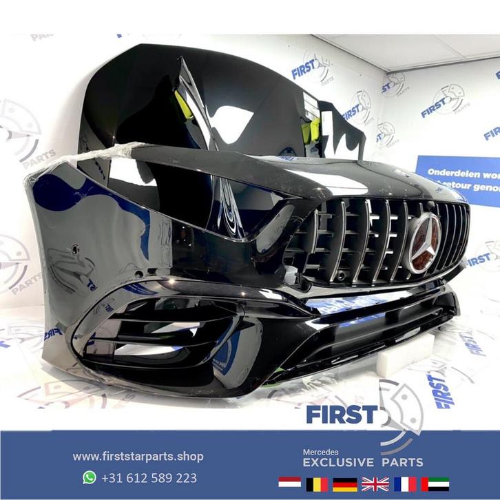 W177 A KLASSE A45s AMG VOORKOP ZWART 2024 PERFORMANCE PAKKET, Auto-onderdelen, Carrosserie en Plaatwerk, Bumper, Mercedes-Benz