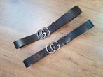 Gucci riemen, Bruin, Echt leder, 90 tot 100 cm, Heupriem