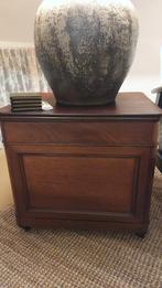 Mahoniehouten kist /dekenkist bijzettafel  tafeltje50x55x45, Huis en Inrichting, Ophalen, Minder dan 55 cm, Gebruikt, 60 cm of meer