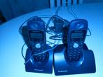 Huistelefoon  Panasonic,, Telecommunicatie, Vaste telefoons | Handsets en Draadloos, Ophalen of Verzenden, Gebruikt, 2 handsets