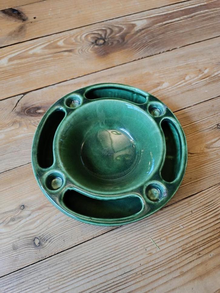 Vintage mid century kandelaar keramiek advent schaal fifties, Antiek en Kunst, Antiek | Keramiek en Aardewerk, Ophalen of Verzenden