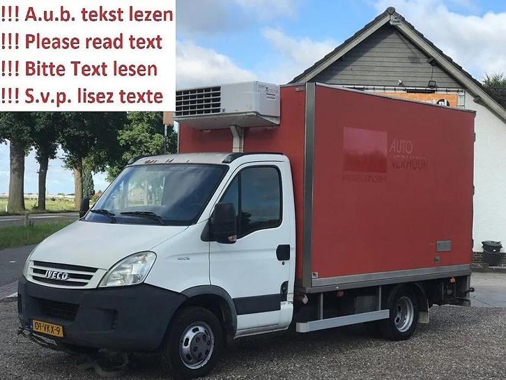 Iveco Daily 40C12 2.3 HPI MOTORSCHADE Koelkoffer Laadklep, Auto's, Bestelauto's, Bedrijf, Te koop, Iveco, Diesel, Euro 4, Automaat