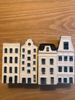 4 Delfts blauwe KLM huisjes met Bols. Nr 27, 33, 43 en 61, Ophalen of Verzenden, Zo goed als nieuw, 21 t/m 40, Gevuld