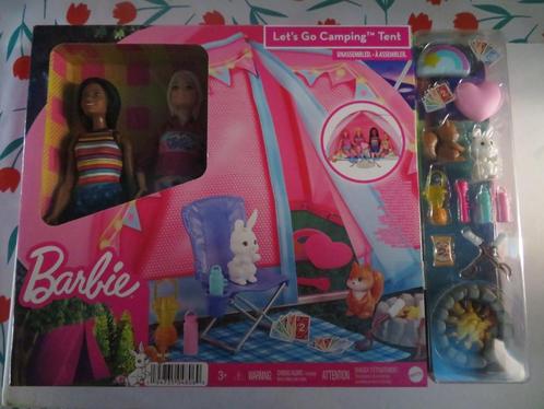 BARBIE --- LETS GO CAMPING TENT, Kinderen en Baby's, Speelgoed | Poppen, Nieuw, Barbie, Ophalen of Verzenden