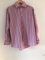 Overhemd streep Scapa maat 41, Kleding | Heren, Blauw, Ophalen of Verzenden, Zo goed als nieuw, Halswijdte 41/42 (L)