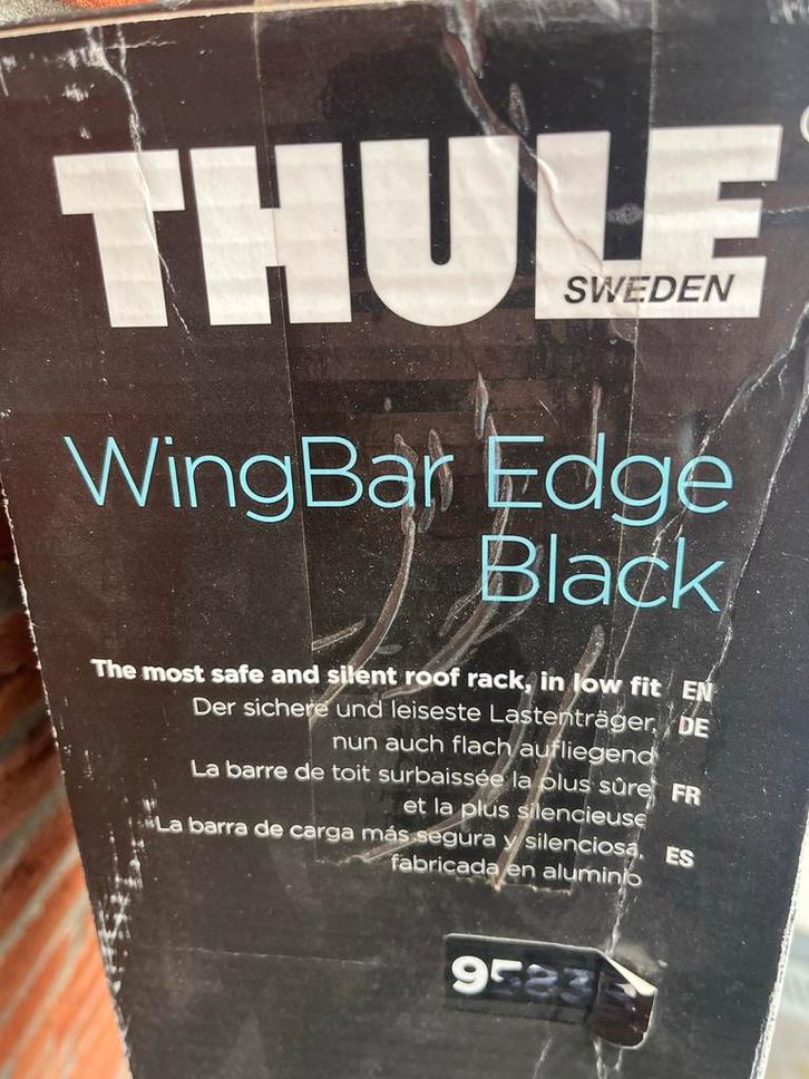 Thule WingBar Edge Black Dakdragers, Auto diversen, Dakdragers, Zo goed als nieuw, Ophalen