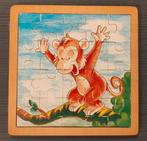 Houten legpuzzel aapje 20 stukjes, Ophalen of Verzenden