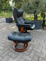 Prachtige Stressless Wing fauteuil met voetenbank, Huis en Inrichting, ., Ophalen of Verzenden, Zo goed als nieuw, Stressless