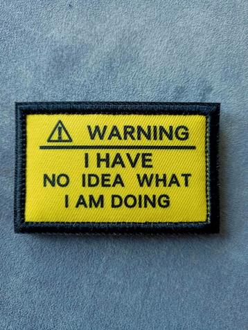 Patch warning  beschikbaar voor biedingen