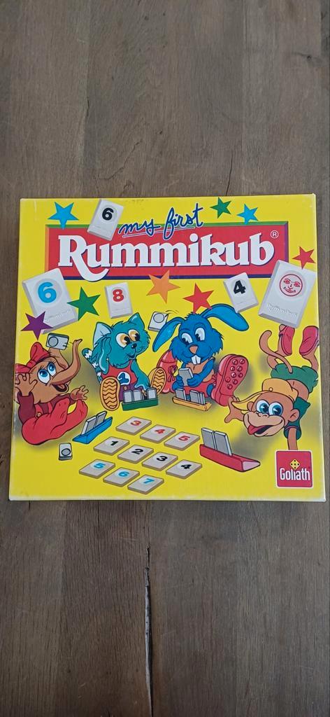 bordspel "my first Rummikub", Kinderen en Baby's, Speelgoed | Overig, Zo goed als nieuw, Jongen of Meisje, Ophalen