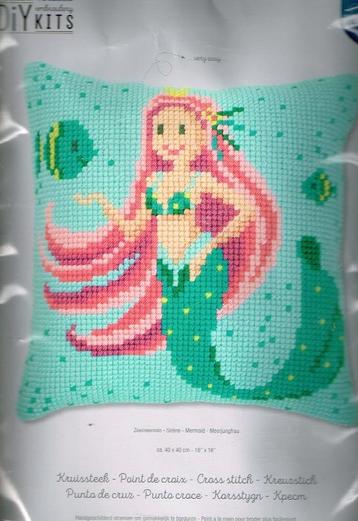 Cado vervaco borduurpakket  kussen zeemeermin beschikbaar voor biedingen