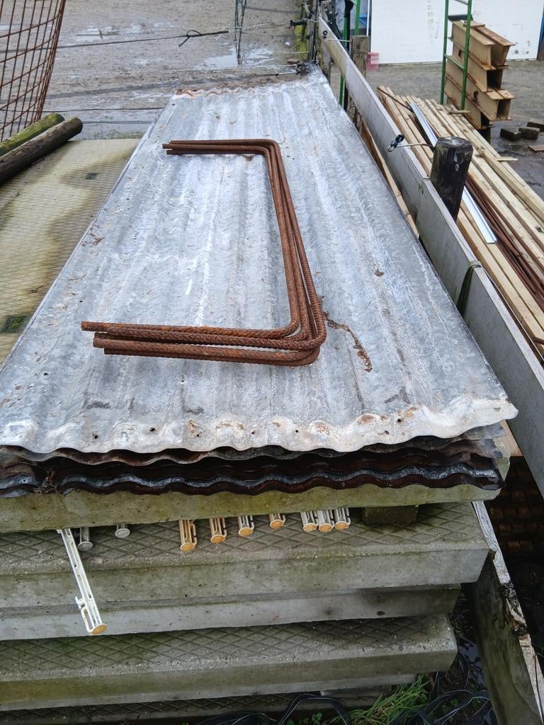 Oude golfplaten, Ophalen of Verzenden, Gebruikt