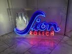 RECLAME NEON SION KOLSCH DUITS BIER IZGST GROOT MODEL, Verzamelen, Merken en Reclamevoorwerpen, Ophalen, Gebruikt, Lichtbak of (neon) lamp