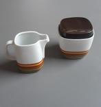Van Nelle -  suikerpot en melkkannetje. Vintage, Huis en Inrichting, Keuken | Servies, Overige typen, Ophalen of Verzenden, Zo goed als nieuw