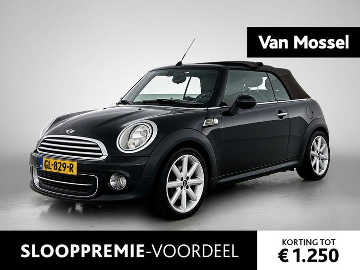 Mini Mini Cabrio 1.6 Cooper Highgate | Leder | Stoelverwarmi, Auto's, Mini, Bedrijf, Te koop, Cabrio, ABS, Airbags, Airconditioning